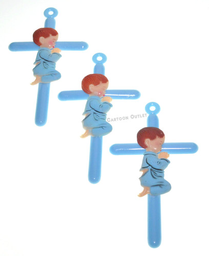 Baptism blue cross boy - 12,