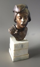 🌈 Scultura in bronzo “ Scugnizzo pescatore napoletano “ ACHILLE D’ORSI 🇮🇪