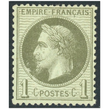 NAPOLEONE N. 25 FRANCOBOLLO DI