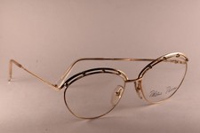 NOS Paloma Picasso MOD. 3725 occhiali da sole vintage made in Austria anni '90 pietre ORO