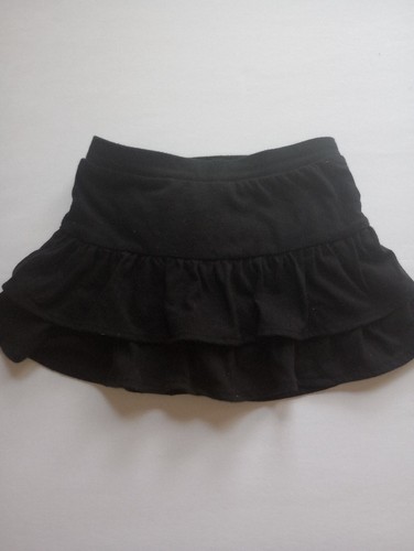 Minigonna nera con volant - , per