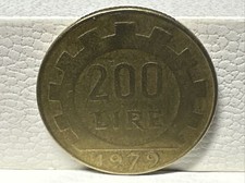Moneta 200 lire 1979 italia - lire,