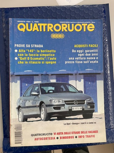 Rivista quattroruote agosto - rivista,