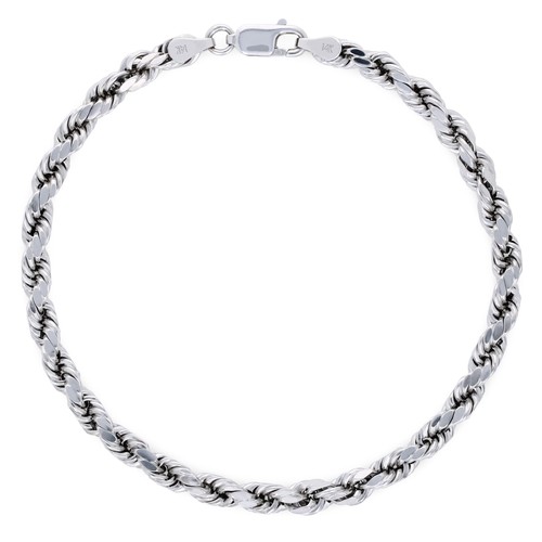 Vero 14k oro bianco uomo - da,