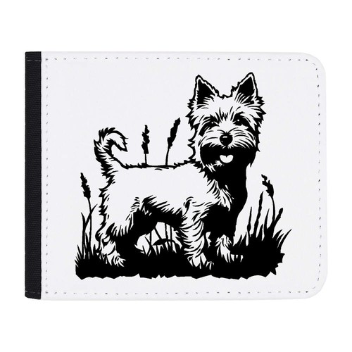 Portafoglio happy westie - 'happy,