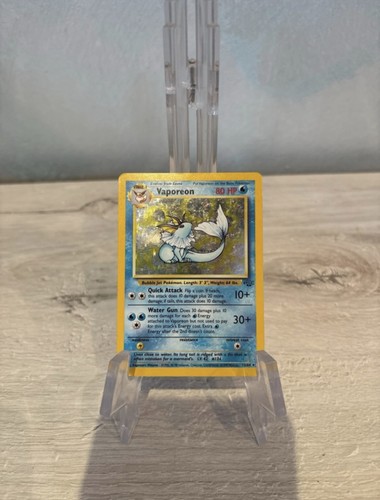 Carta pokémon vaporeon 64 - vaporeon, 12/64