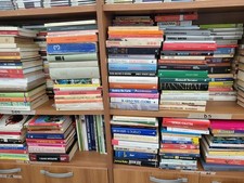 Lotto 100 libri asssortiti narrativa saggistica gialli per mercatini o lettori