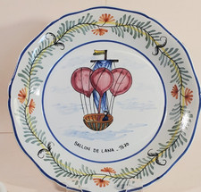 Antico piatto francese Faience