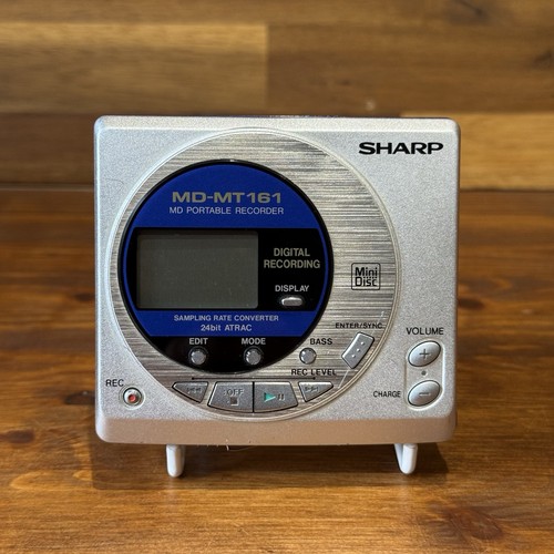 Sharp minidisc player recorder - sharp,