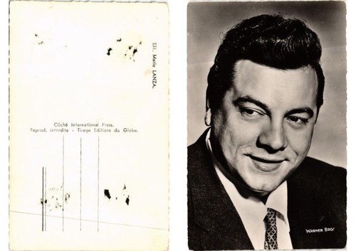 Cpa mario lanza film star - mario,