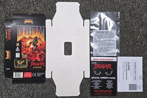 Doom atari jaguar - game, box