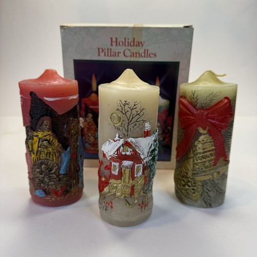 Candele colonna natalizie - a,