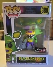 Funko Pop! Game Stop ESCLUSIVO Five Nights at Freddy's #380 Blacklight Foxy