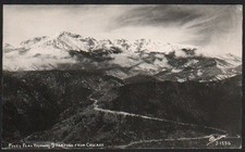 Cartolina RPPC Pikes Peak