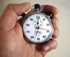 Hanhart Cronometro Stopwatch Rattrapante 1/100 Min