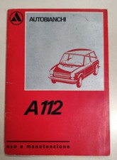 AUTOBIANCHI A112 - Manuale Uso e Manutenzione - Sesta edizione