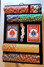 Set Gioco Carte Poker + FICHES + DADI POKER + DADI PUNTATI