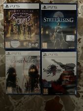 LOTTO 4 giochi ps5 Gotham Knights Steelrising Scarlet Nexus Final Fantasy