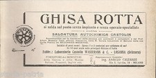 CASTOLIN_WASSERMANN_SVIZZERA_LOSANNA_SALDATURA AUTOCHIMICA_GHISA ROTTA_CALEGARI