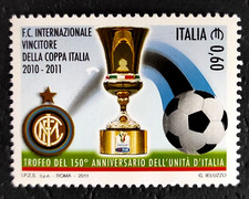 Francobollo Italia 2011 0,60 € Inter Internazionale Coppa Italia 2010-2011 MNH**