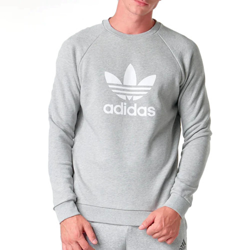 Felpa adidas uomo grigio l - adidas,