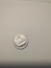 MONETA DA 5 LIRE DELFINO