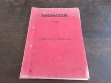 Honda XL250 OEM Catalogo