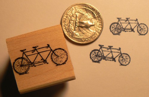 Bicicletta tandem miniatura - tandem, in
