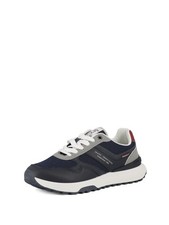 Sneakers stringate uomo blu