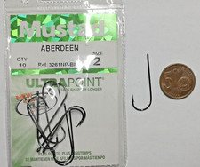 Ami con occhiello MUSTAD Aberdeen Ref. 3261NP-BN Size 2 Pz 10 FA213