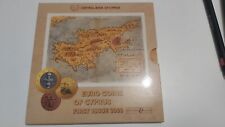 SERIE DIVISIONALE CIPRO 2008 da 1 cent a 2€ in FDC Da Zecca(valore 32€unificato)
