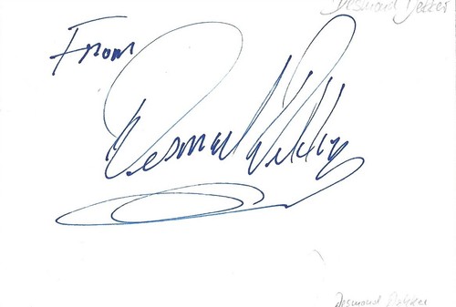 Desmond dekker autografo - desmond,