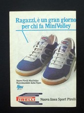 F206 - Advertising Pubblicità - 1982 - PIRELLI SCARPE MINI VOLLEY 