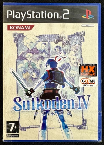 2005 suikoden ps2 sealed - 2005, iv,