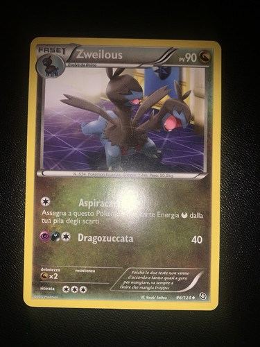 Carta pokemon zweilous - pokemon,