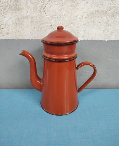 Cafetière tôle émaillée - cafetière,