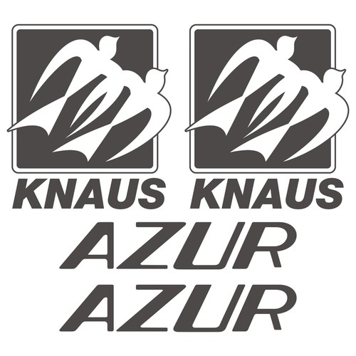 Adesivi knaus old - adesivi, azur