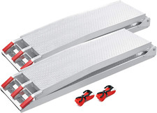 2X Rampe Di Carico Ripiegabili per Moto ATV 215Cm 680Kg in Alluminio Rampa Di Sa