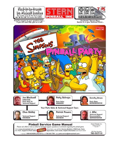Simpsons pinball party colore - simpsons, party*colore