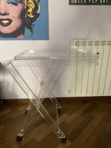 Plexiglas carrello tavolo - carrello,