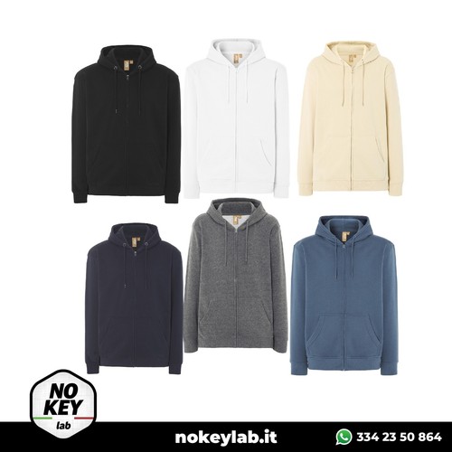 Felpa uomo con - felpa, zip