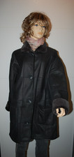 Cappotto corto Pier Angelini originale shearling pelliccia di agnello leggero taglia 38-42