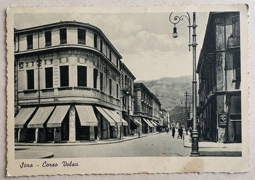 Cartolina sora corso - sora, volsci