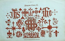 1865 Stampa Ornamentale