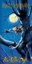 POSTER LOCANDINA ADESIVO QUADRO DECORATIVO- IRON MAIDEN - FEAR OF THE DARK - HD 