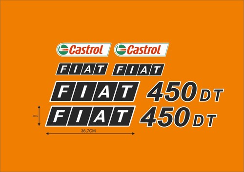 Decalcomanie restauro fiat 450 - decalcomanie,