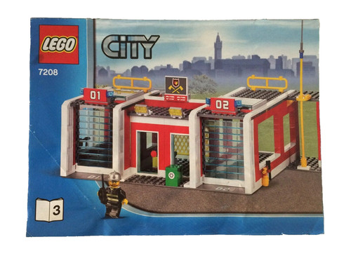 Lego 7208 city - fire, station