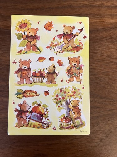 Foglio adesivo orso - foglio,