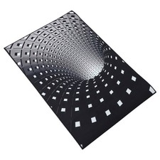 1 PZ Famiglia 3D Lattice Tappetino astratto Tappeto visivo Cuscino a