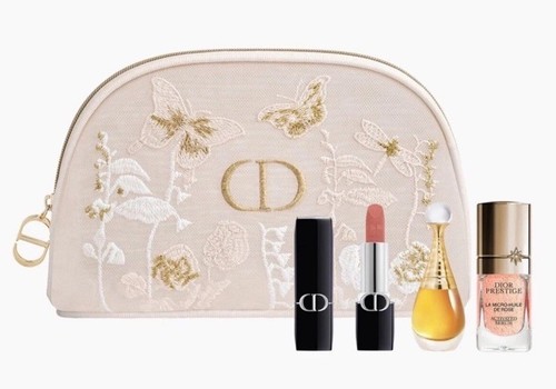 Dior floral embroidered mesh - floral,